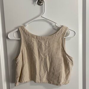 Japna Beige Tank Top